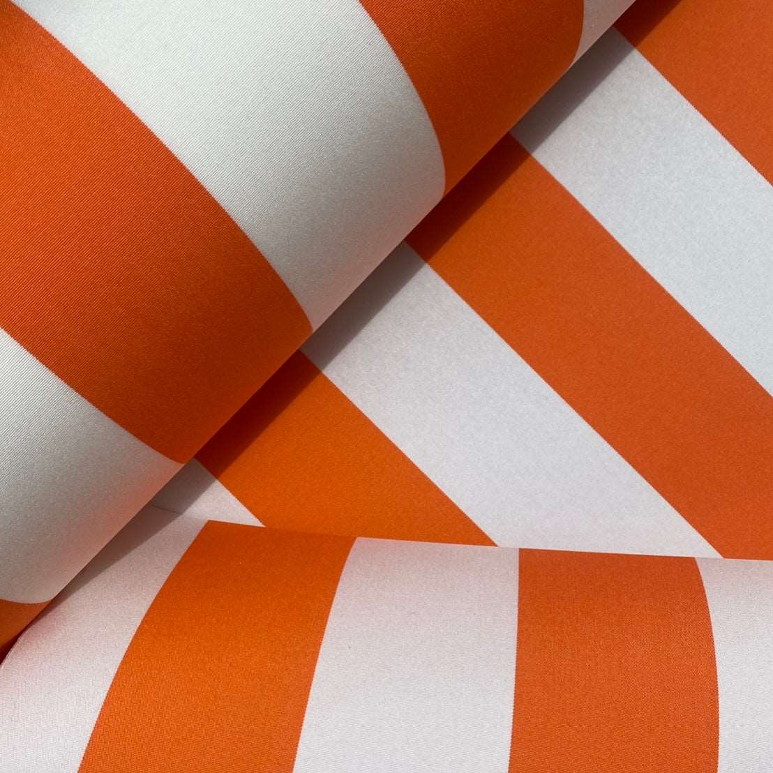 Dickson Orange and White Block Stripe