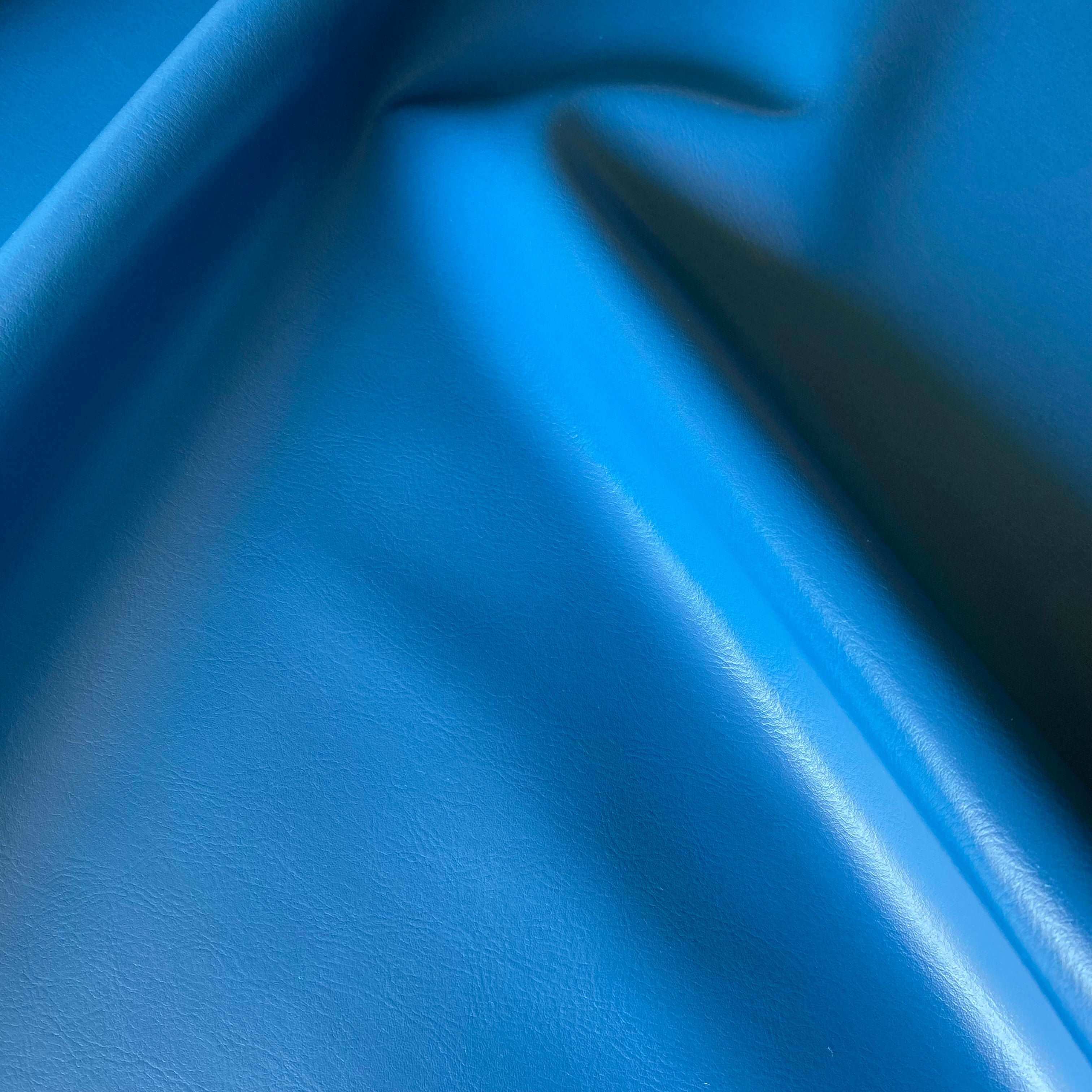 Upholstery vinyl Moroccan blue