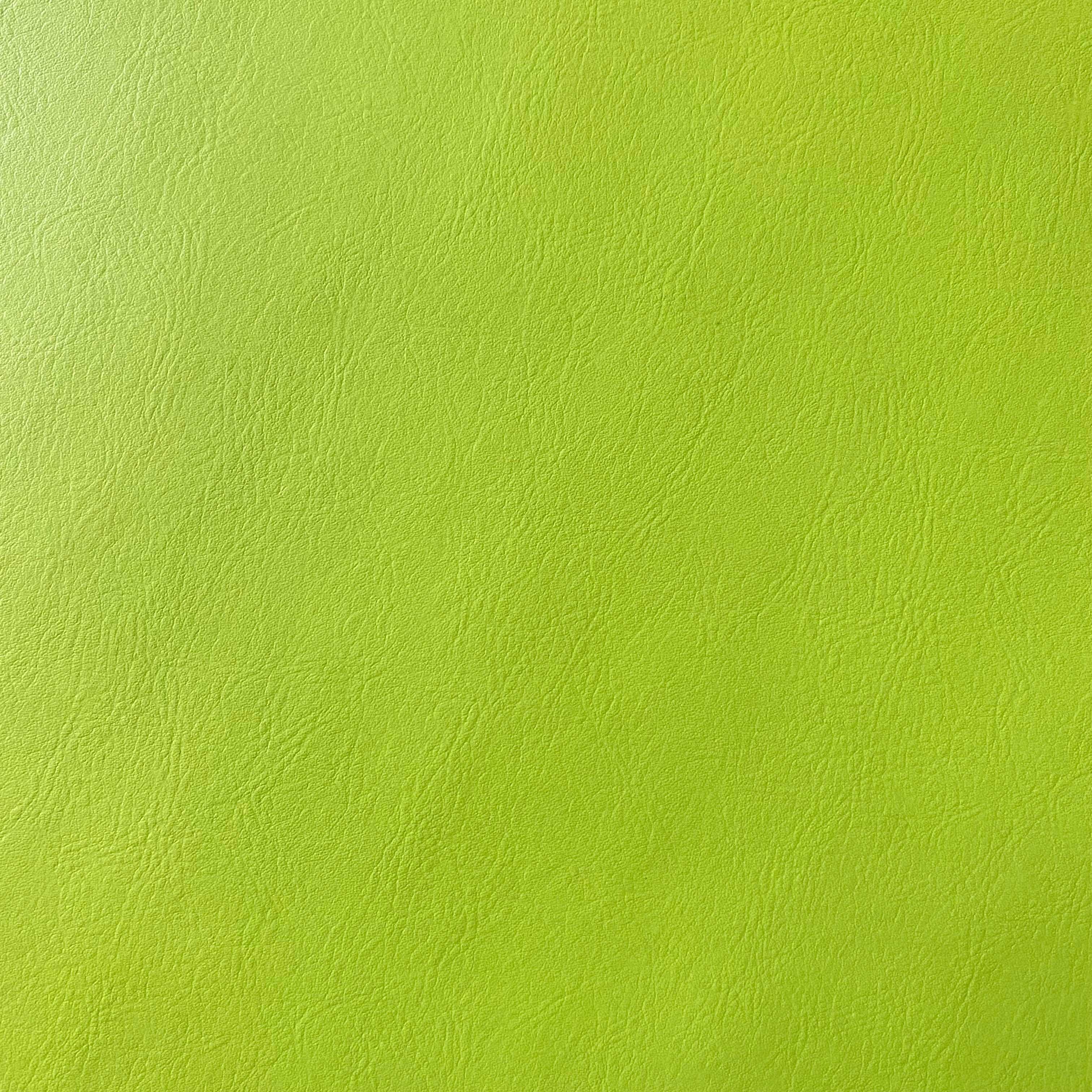 Upholstery vinyl lime green