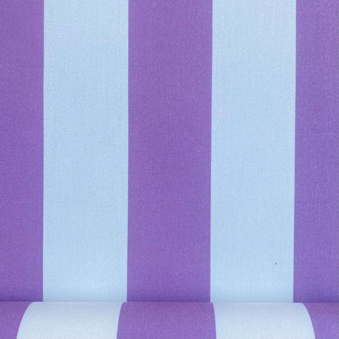 Sunbrella Acrylic Canvas: Lilac & White Stripe