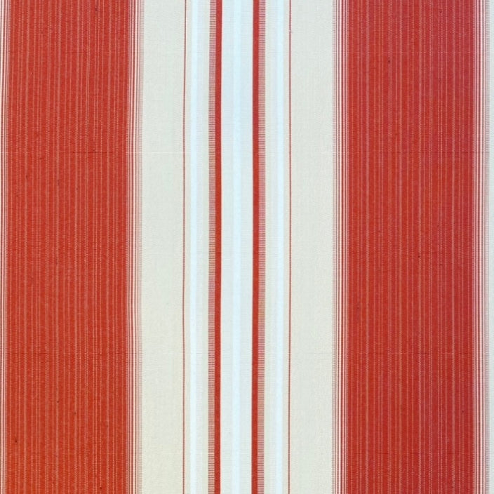 Sunbrella Canvas Fabric: Red Stripes