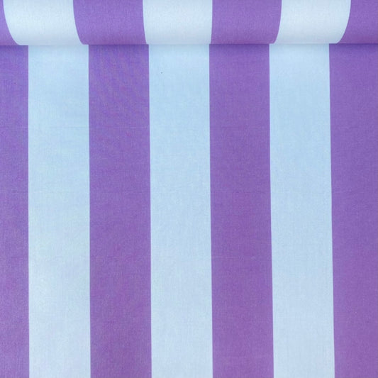 Sunbrella Canvas: Lilac & White Stripe