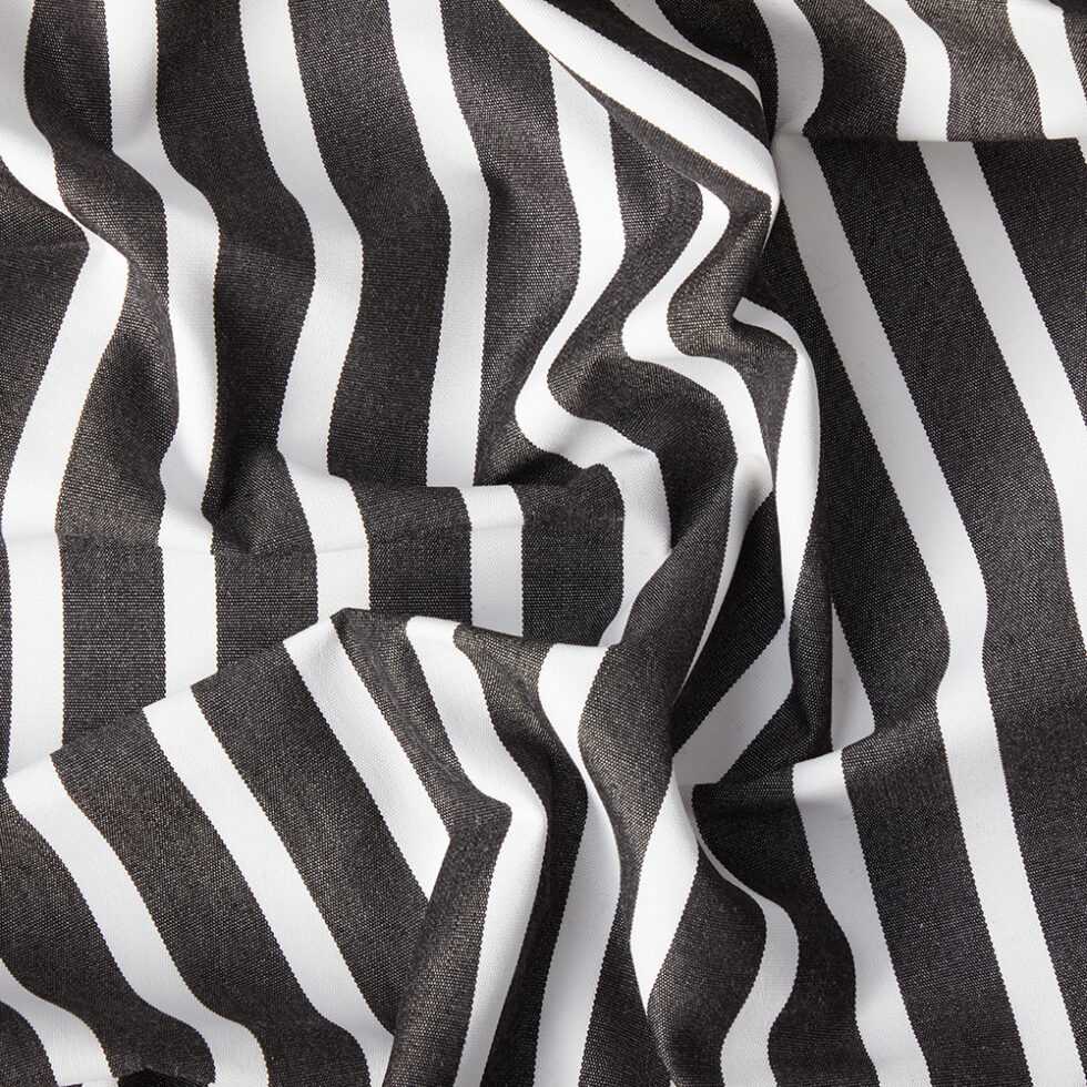 Sunbrella Shore Classic: 58033 Black & White stripe