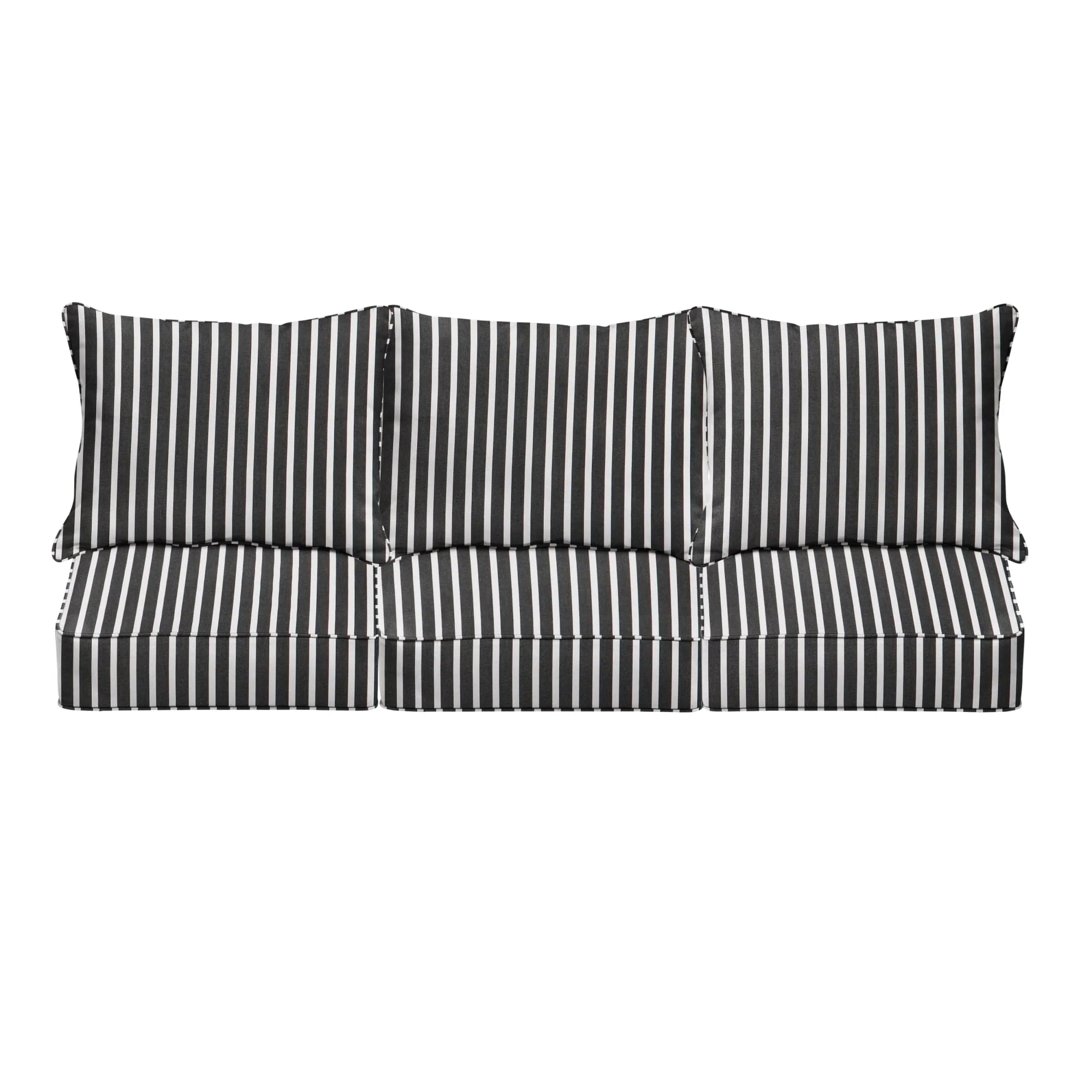 Sunbrella Shore Classic: 58033 Black & White stripe