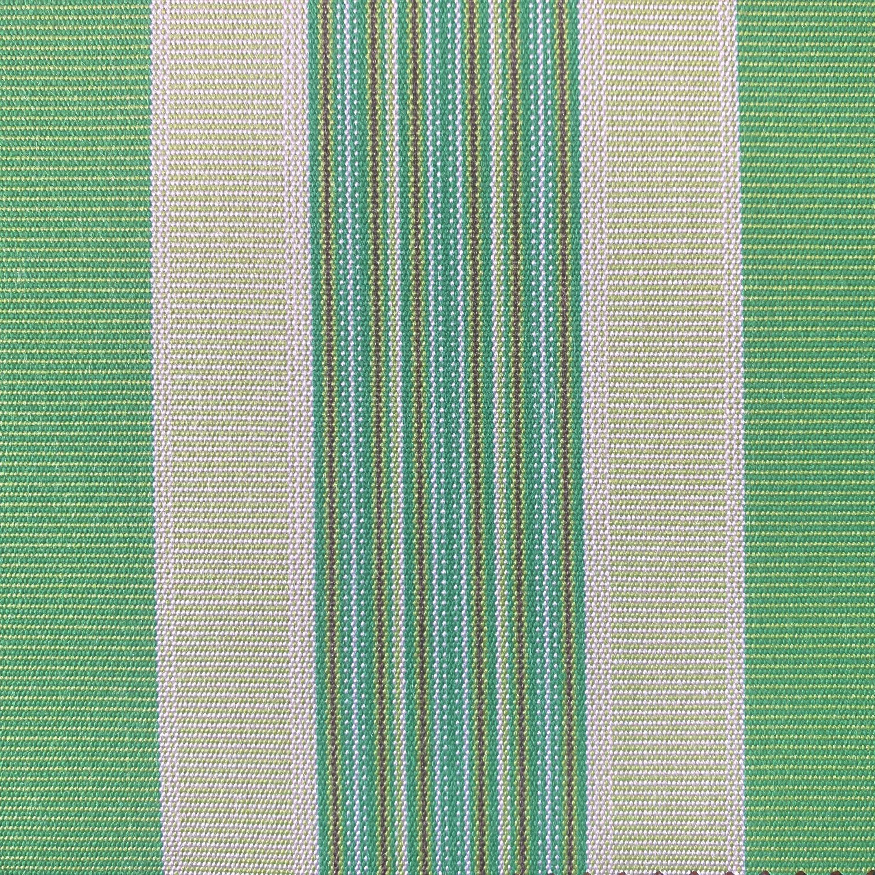 Sunbrella Acrylic Canvas: Bright Green Stripe