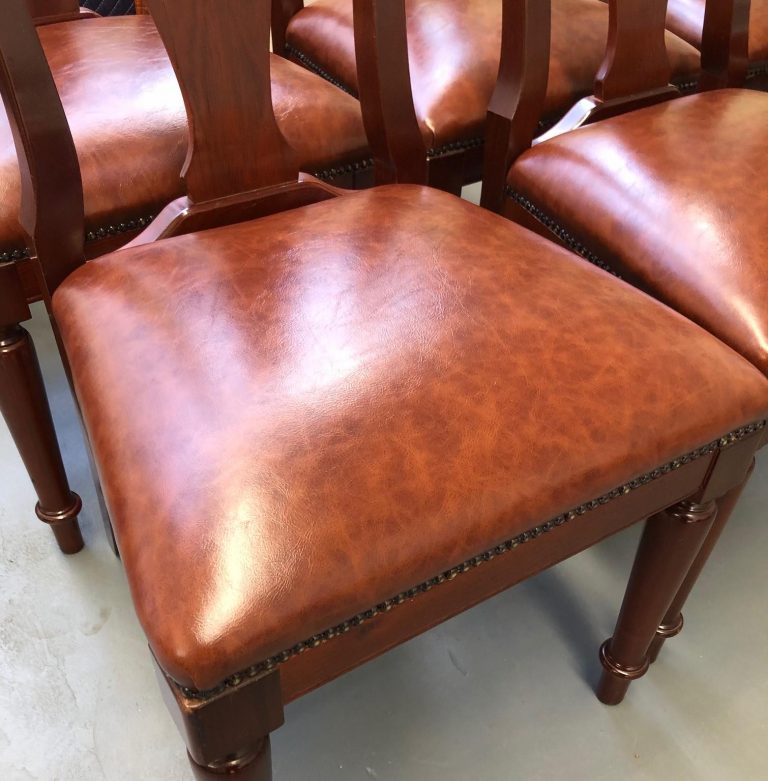 Superior Antique Synthetic Leather: Auburn